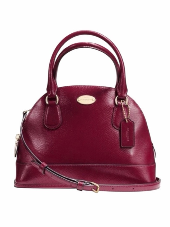Coach Handbags - Coach Cora Patent Leather Satchel in Sherry